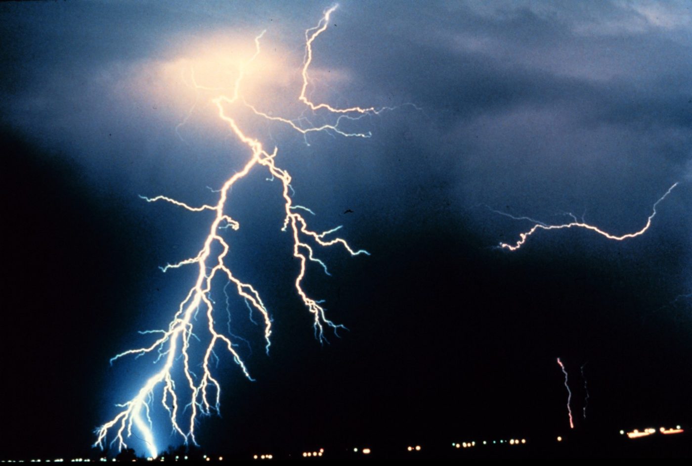 A lightning bolt can heat the air around it to 50,000°F, about 5 times hotter than the surface of the Sun, according to the National Weather Service.