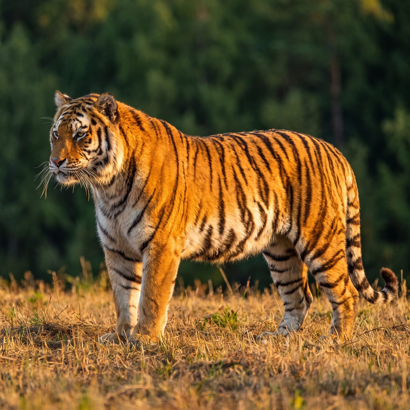 A tiger named Jaipur weighed 423 kg — 932 lb, heavier than a grand piano, the largest tiger ever recorded in captivity.