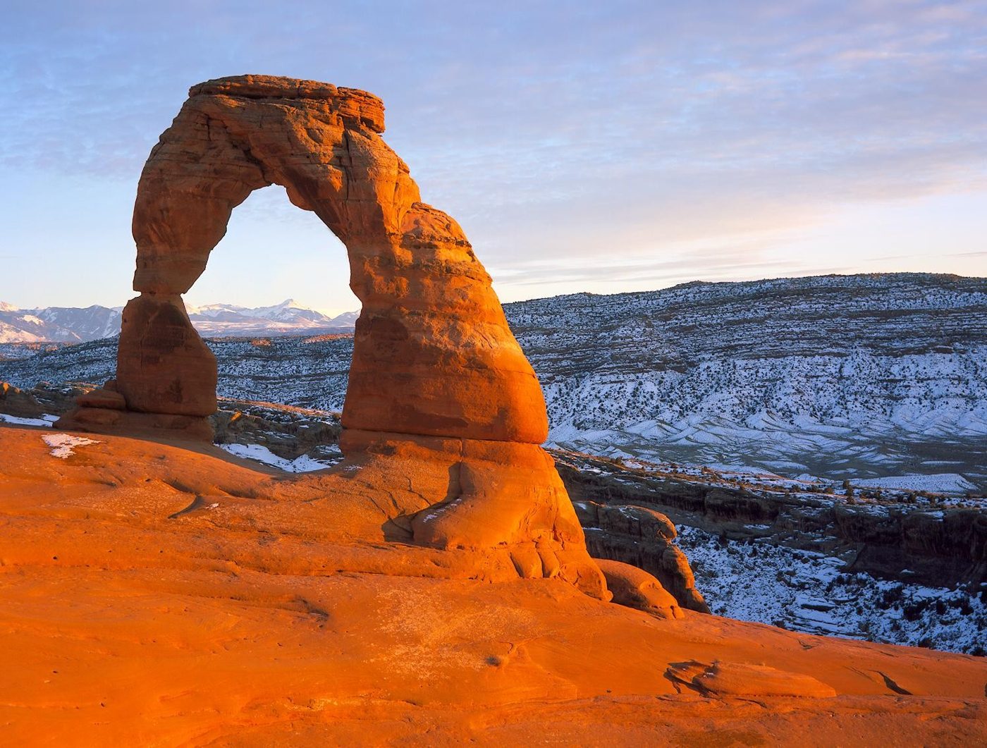 Arches National Park in Utah has over 2,000 documented natural stone arches, from sliver-thin cracks to spans greater than 300 feet, the National Park Service says.
