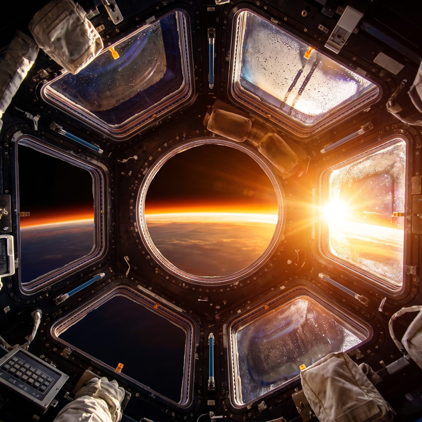 Astronauts on the International Space Station watch 16 sunrises and 16 sunsets every single day — one every 90 minutes.