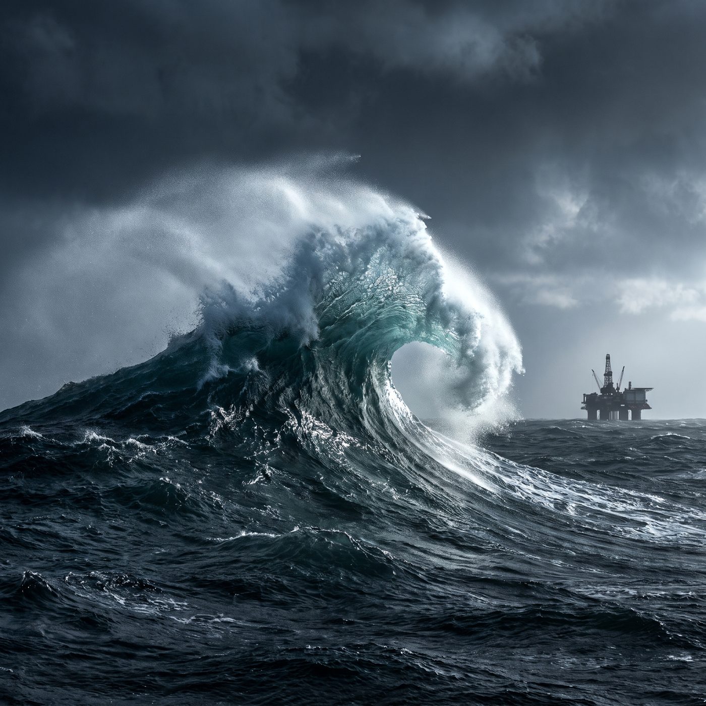 On Jan 1, 1995, a 25.6 m wave hit Norway's Draupner platform — and dented equipment 18.5 m up, exactly where its laser said the crest peaked.