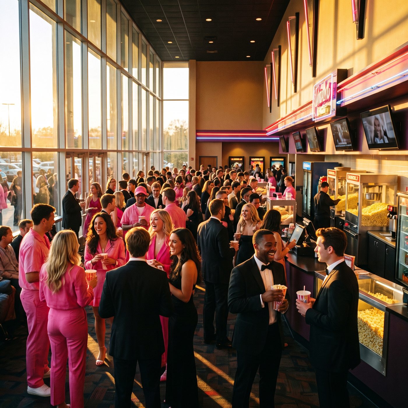 The 'Barbenheimer' weekend of July 21-23, 2023 pushed North American theaters past $300M — the 4th-biggest box office weekend ever at the time.