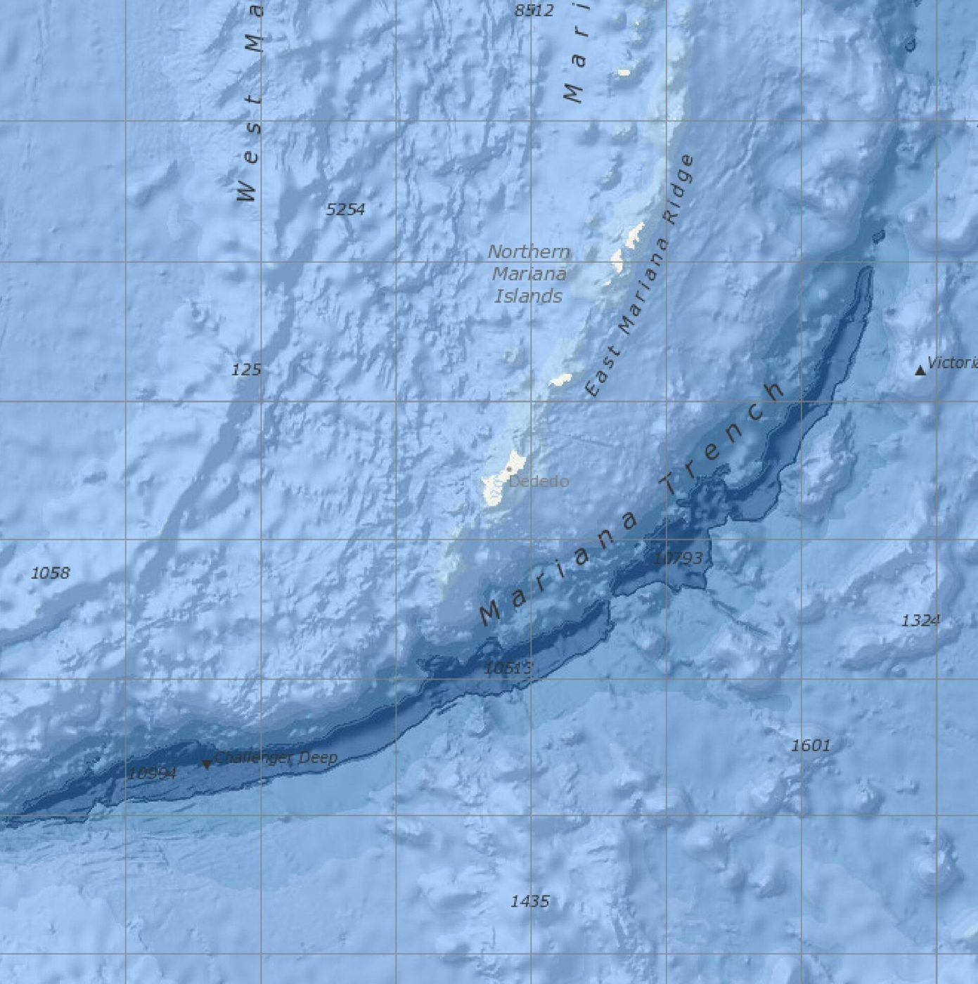 The deepest part of the ocean, the Challenger Deep, is about 35,876 feet down. That's roughly three times the ocean's average depth of 12,080 feet, NOAA says.