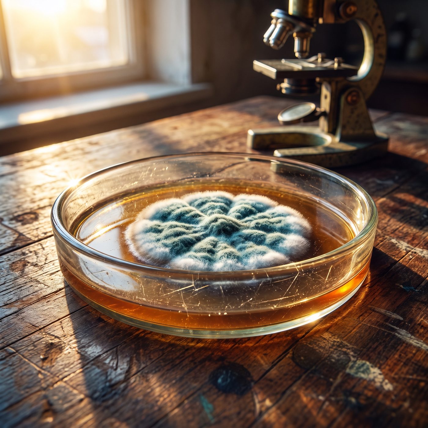 The famous "September 3, 1928" date for penicillin's discovery appears in no document from 1928 — Fleming's first notebook mention is dated October 30.