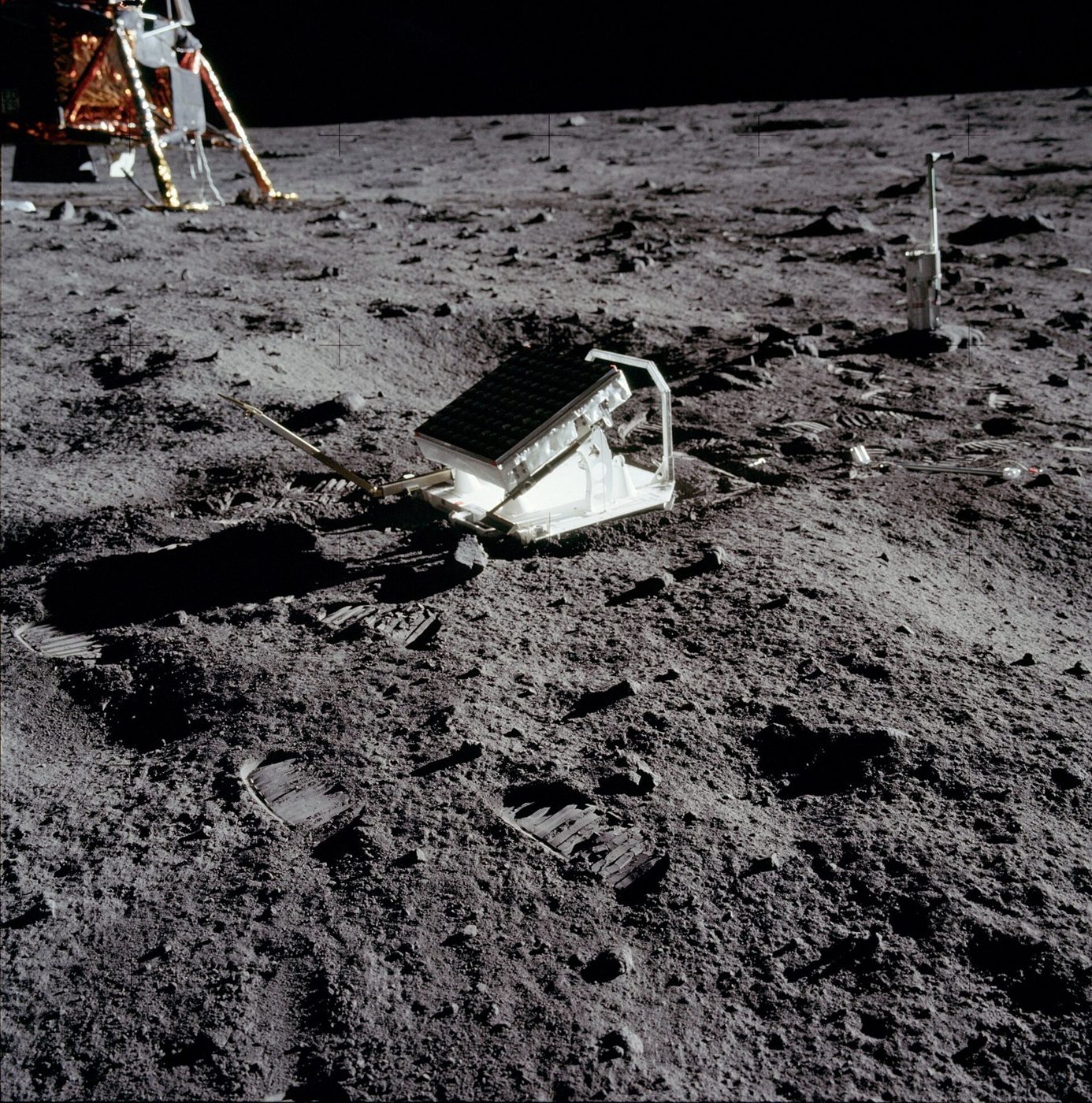 The Moon is drifting away from Earth by about 3.8 centimeters a year. We know because scientists bounce lasers off mirrors that Apollo 11 astronauts left there in 1969.
