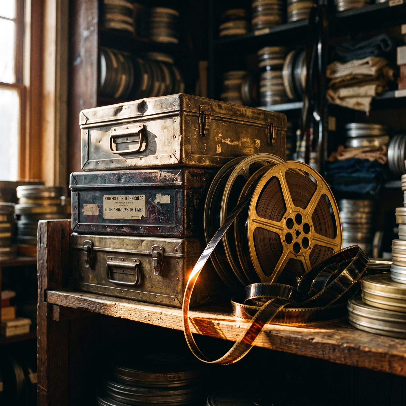 The National Archives accepted a 19,795-foot Technicolor print of 'Gone with the Wind' in 1941. A vault fire burned it to nothing in 1978.