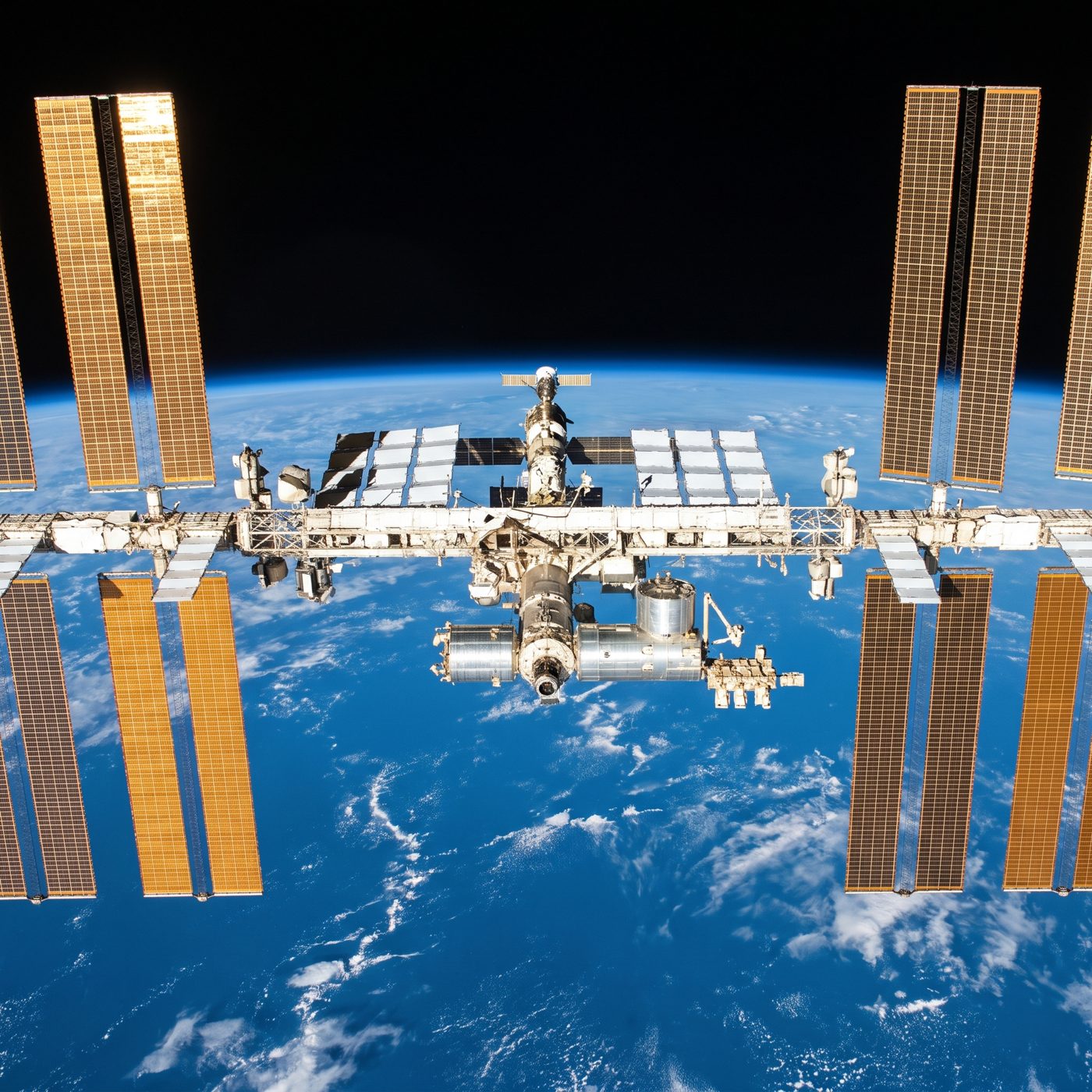 The Space Station travels the distance from Earth to the Moon and back every single day — orbiting the planet once every 90 minutes.