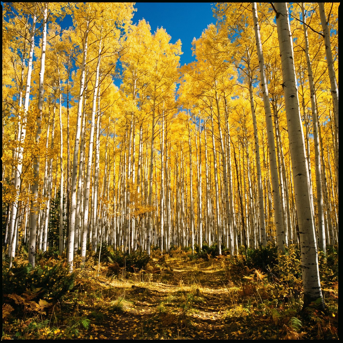 This 106-acre forest of 47,000 aspens in Utah isn't a forest. It's one tree, named Pando — a single organism weighing 13 million pounds.
