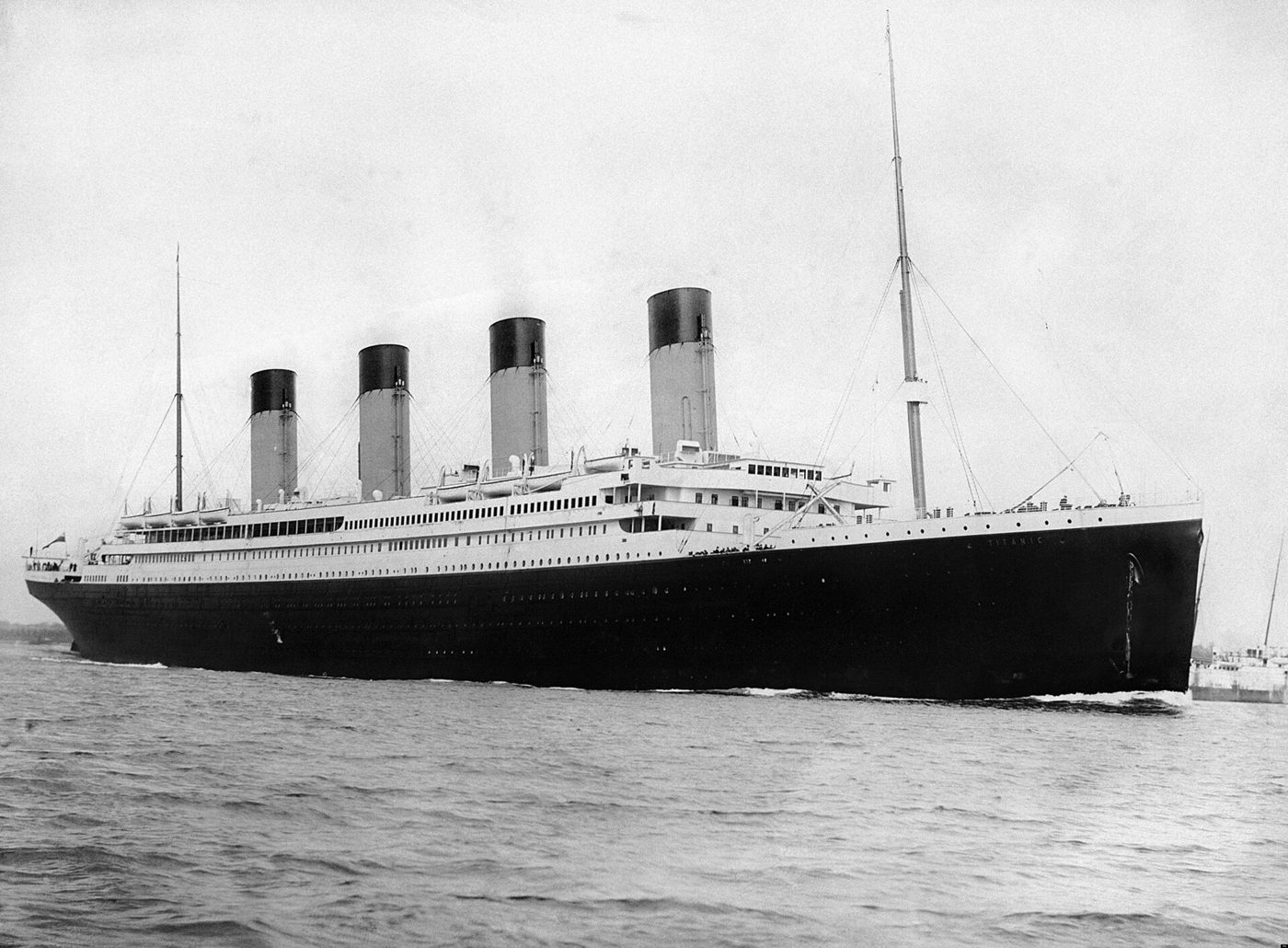 Titanic's wreck lies about 12,000 feet down, more than 350 nautical miles off Newfoundland. It sat undiscovered for 73 years, until September 1, 1985.