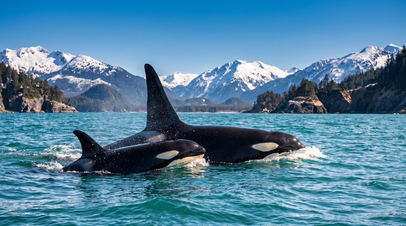 When an orca grandmother dies, her grandcalves are 4.5x more likely to die within 2 years — even when salmon is plentiful.